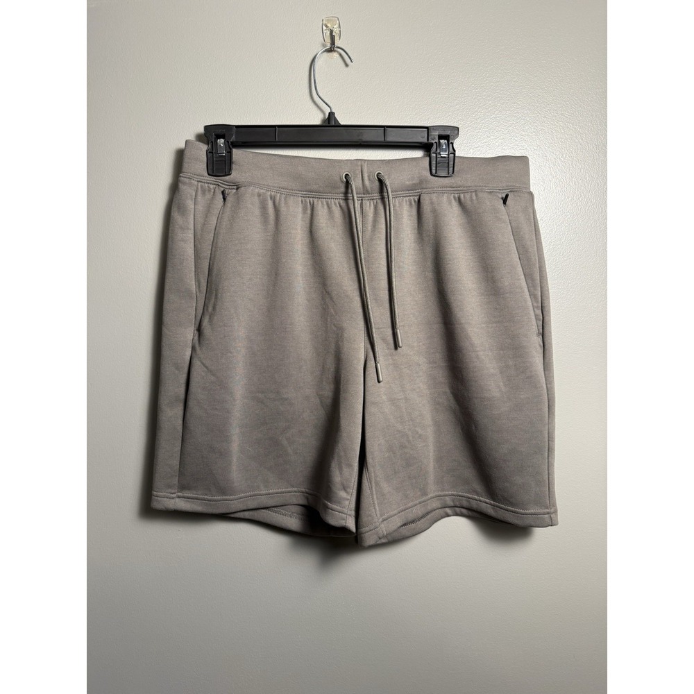 VRST Relaxed Fit Men's Shorts Medium‎ Gray Tie Waist Zipper Pockets